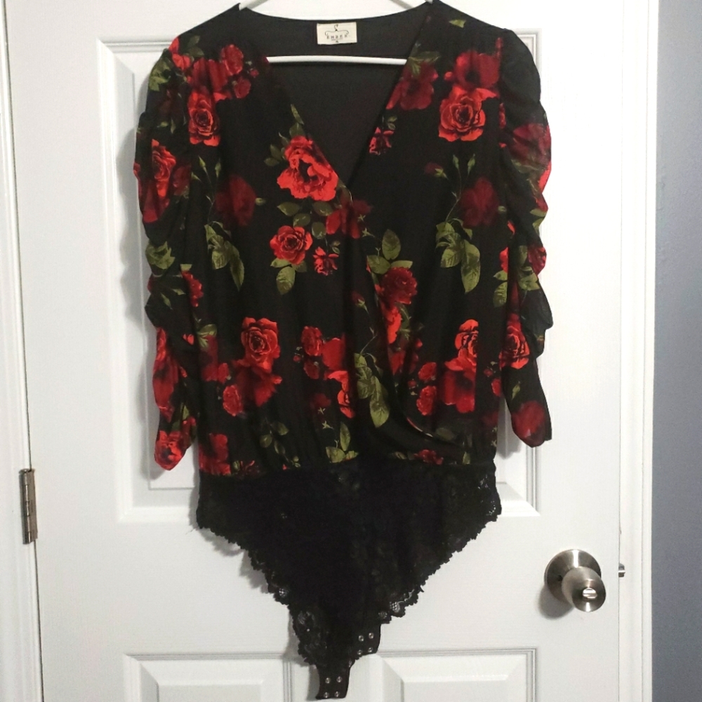 Beautiful Rose Bodysuit!